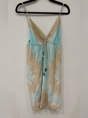 Gypsy 05 Alex 100% SilkTie-Dye Dress made in Hollywood CA M